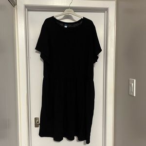 Old Navy black t shirt dress 4X